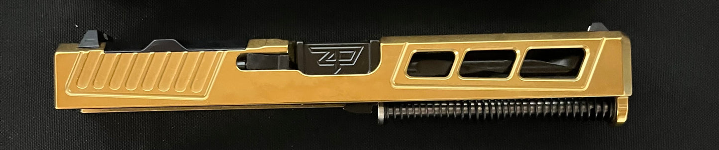 Zaffiri Precision ZPS.3 for G17 assembled slide - Gold