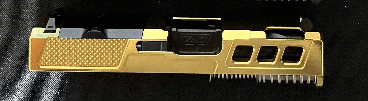 Zaffiri Precision ZPS.P for G26 assembled slide - Gold